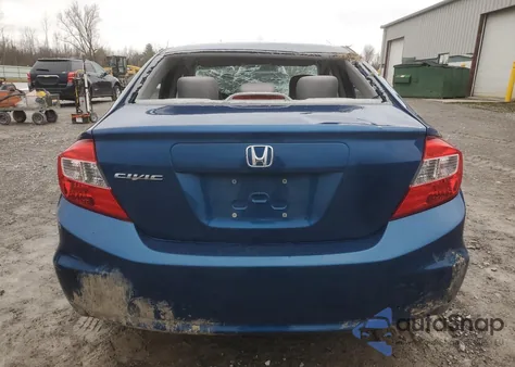 2012 Honda Civic Lx from USA, damaged, VIN 19XFB2F56CE080614